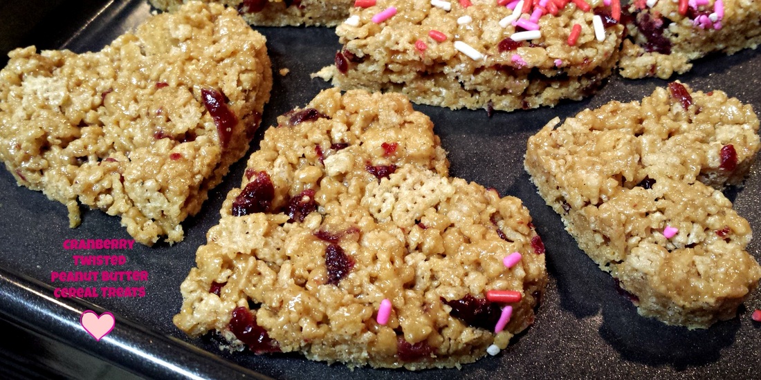 Peanut Butter Cranberry Chex Bars