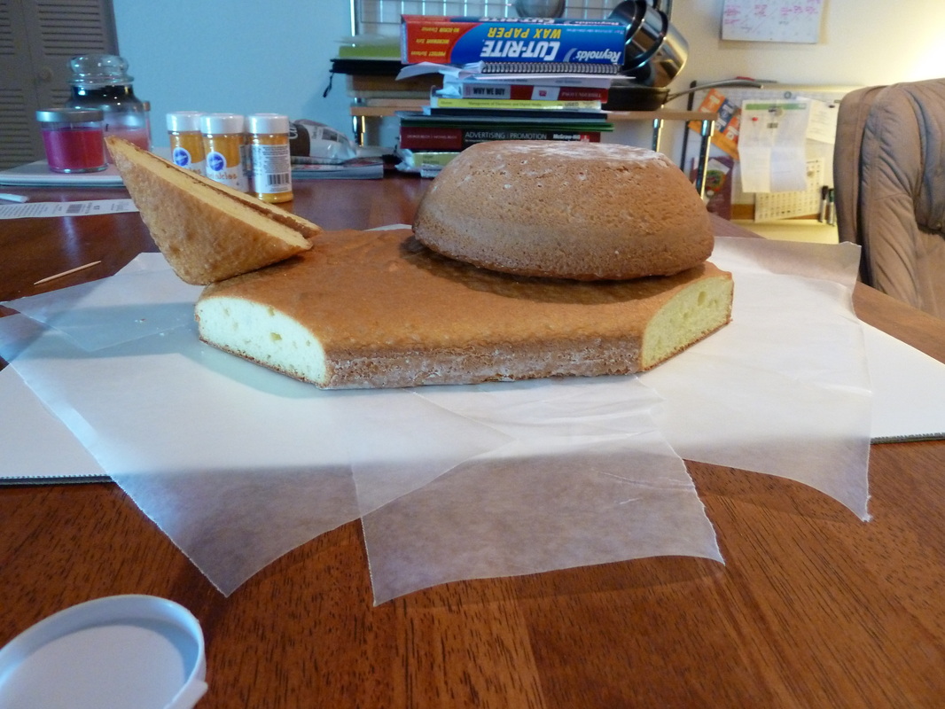 Building a Marshmallow Peep Cake